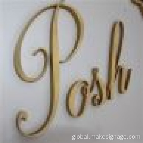 Clear Acrylic Logo Signs Modern Acrylic Logo Displays Factory